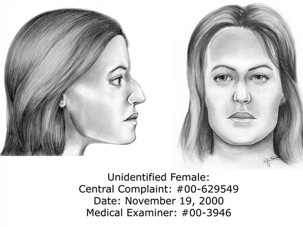 Jane Doe #6: On April 4, 2011, a woman's hands, head and right foot were discovered in Cedar Beach, just east of Gilgo Beach, in Suffolk County, Long Island.  They were linked by DNA testing to a torso police found 45 miles away in Manorville, Long Island 