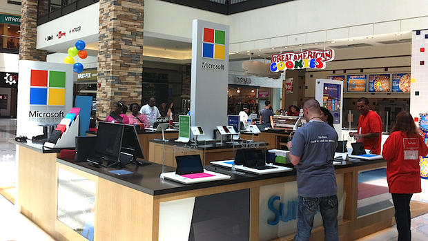 Microsoft Parks Mall Kiosk 