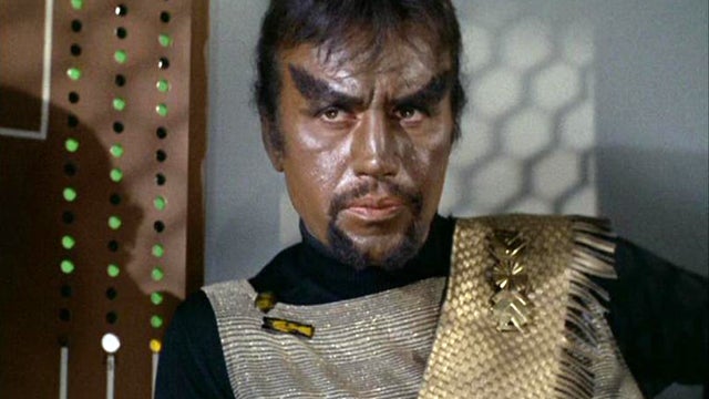 Actor Michael Ansara is seen portraying the "Star Trek" character Kang in the episode "Day of the Dove," which was first broadcast Nov. 1, 1968. 