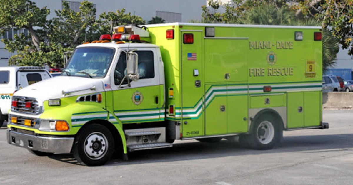 Three MiamiDade Fire Rescue Ambulances "Rescued" CBS Miami