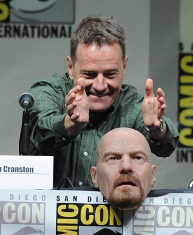  Actor Bryan Cranston speaks onstage at the "Breaking Bad" panel during Comic-Con International 2013 at San Diego Convention Center on July 21, 2013 in San Diego, Calif.  
