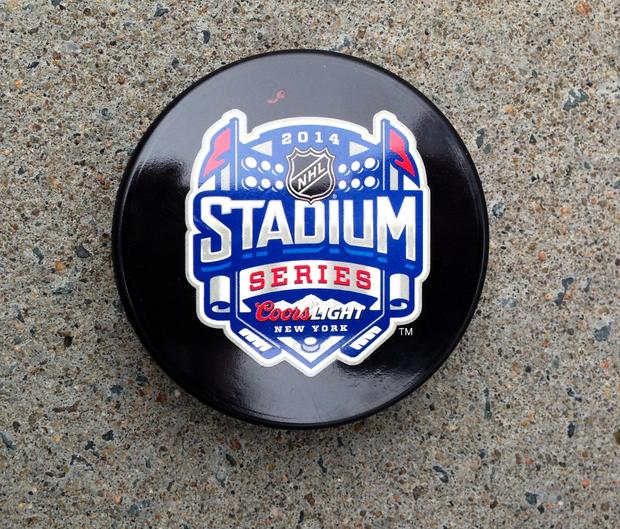 Official puck for the Coors Light NHL Stadium Series 