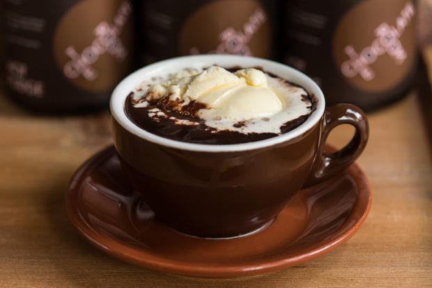 The Chocolate Room: Hot Chocolate Float 