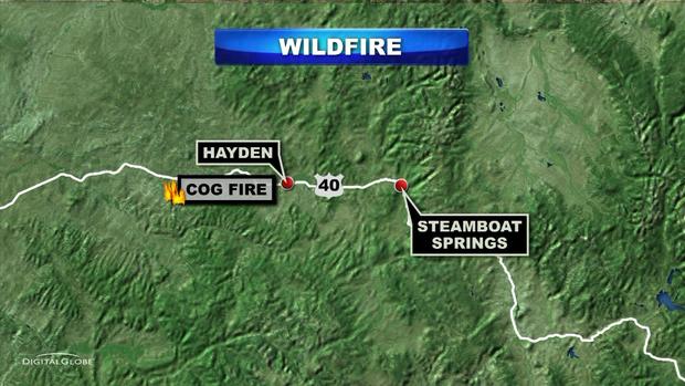 HAYDEN FIRE Cog Fire Map 