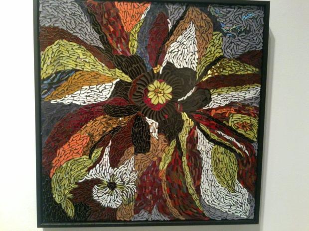 Sweet Poppy (mosaic by Barbara Steen) 