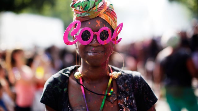 Colorful carnival in the UK 