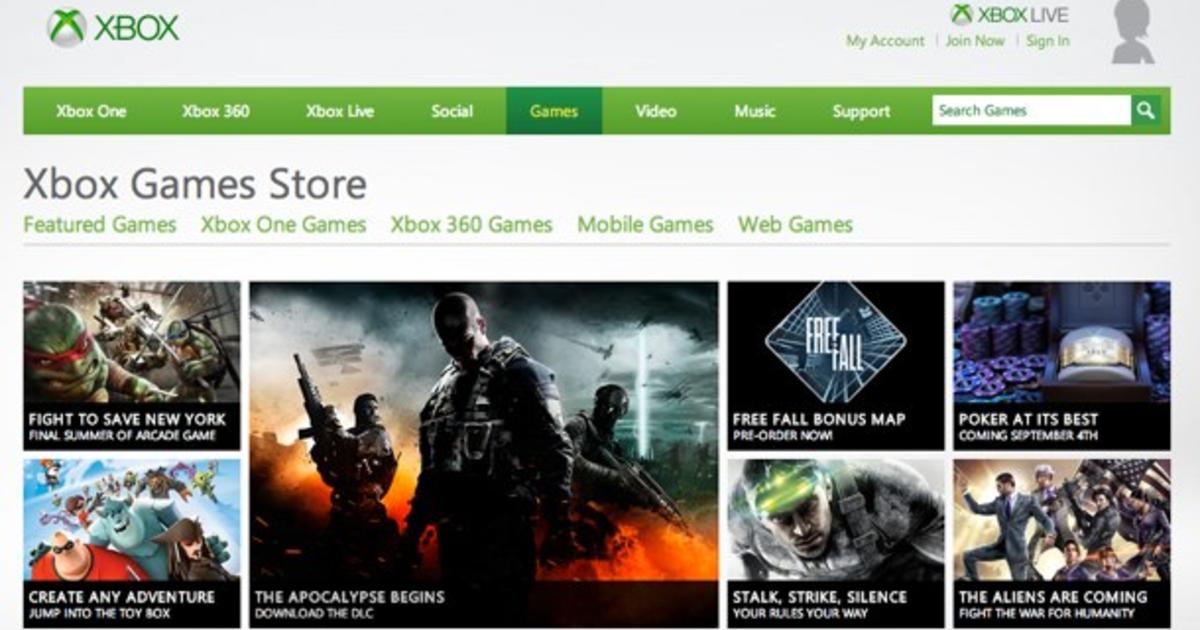 poll Berucht dauw Xbox Live Marketplace replaced with Xbox Games Store - CBS News