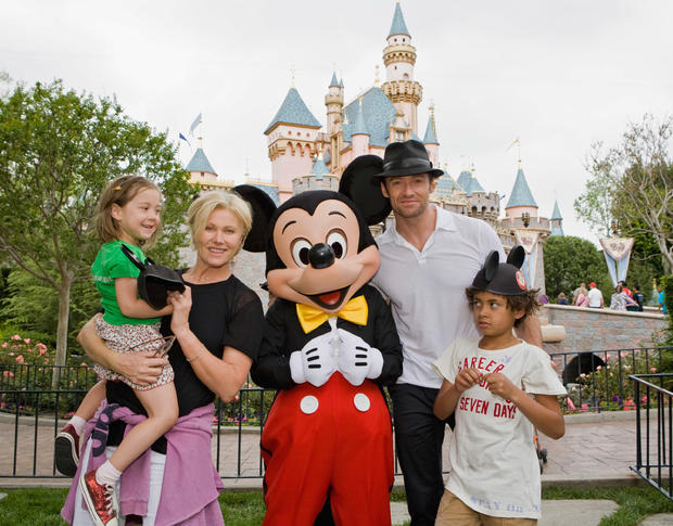Hugh Jackman Visits Disneyland 