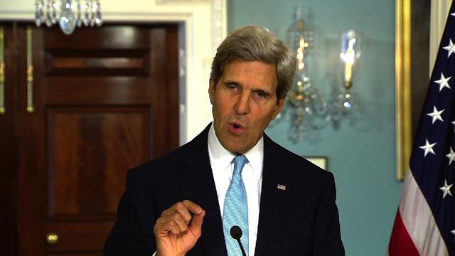 Kerry: "High confidence" Syrian regime used chemical weapons 
