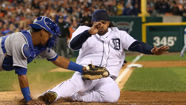 Watch: Prince Fielder thrown out at home for final out of Royals' 1-0 win  over Tigers - Sports Illustrated