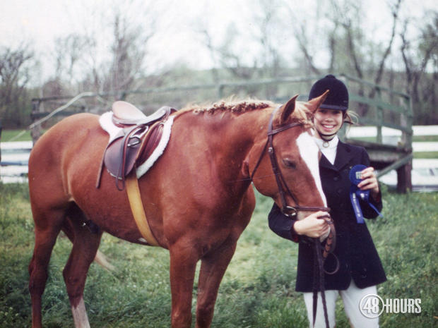 Sabrina Gonsalves had a love of horses which she shared with her family. 