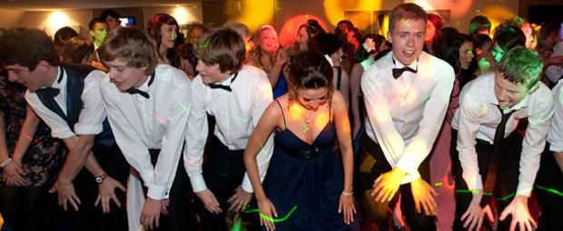 Students Participate In Their School's Final Year Prom Dance 