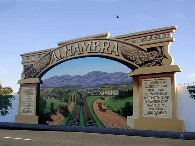 Alhambra Archway Mural credit Art Mortimer 