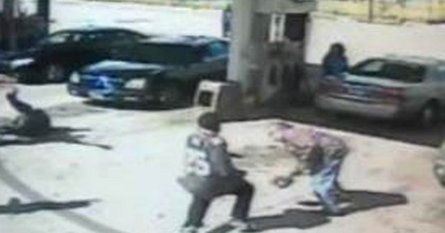 VIDEO Four people charged in beating of 64yearold man at Detroit gas station CBS News