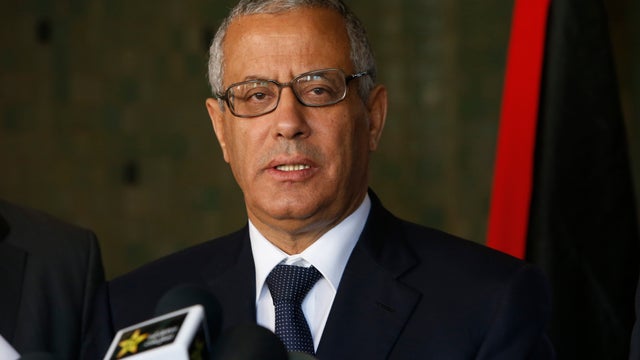 Libyan's Prime Minister Ali Zeidan 