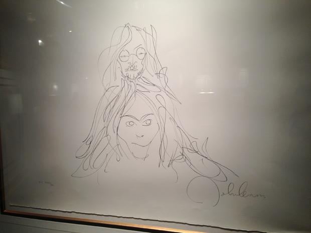 John Lennon artwork on display 