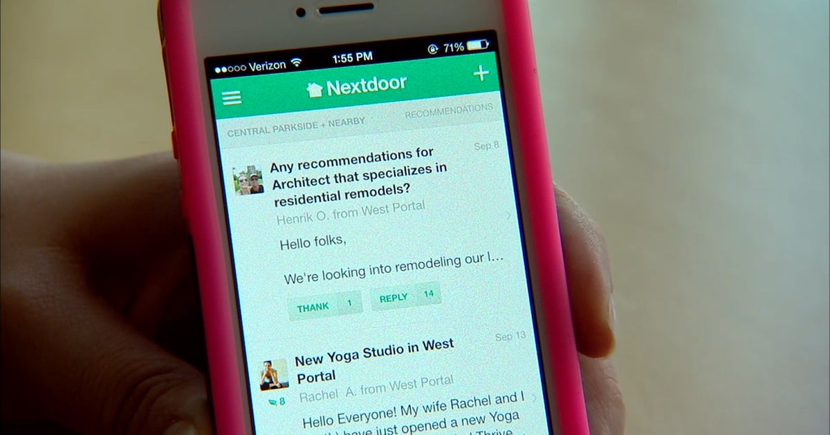 Nextdoor app makes changes to stop racial profiling - CBS News