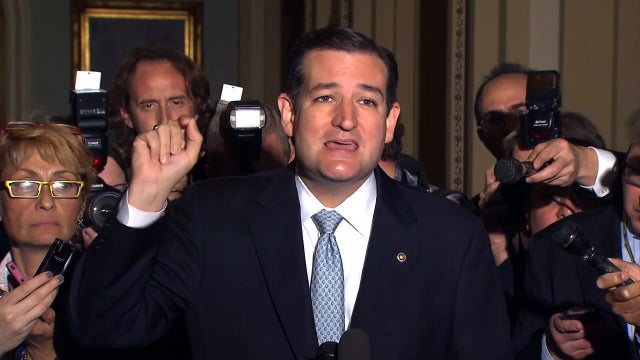 Ted Cruz remarks on Senate shutdown, debt deal 