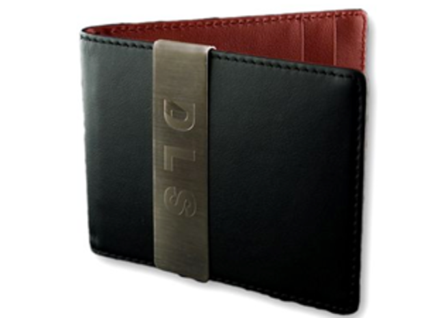 Engravable Front Pocket Wallet with Money Clip 