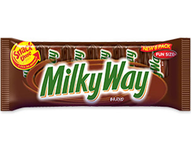 milky way, chocolate, fun size 