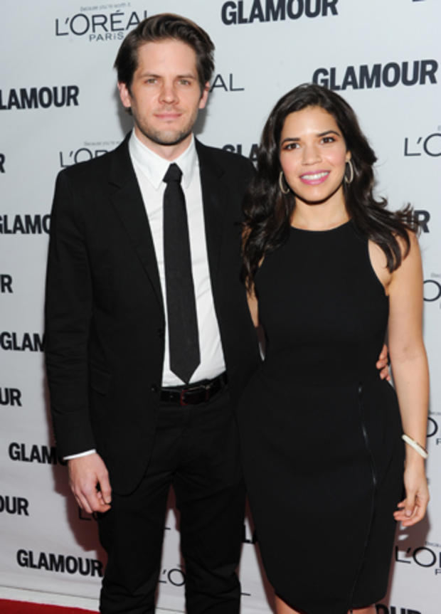 America Ferrera and Ryan Piers Williams attend Glamour's Women of the Year Awards 