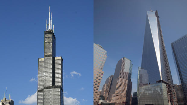 Willis Tower and 1 World Trade Center 