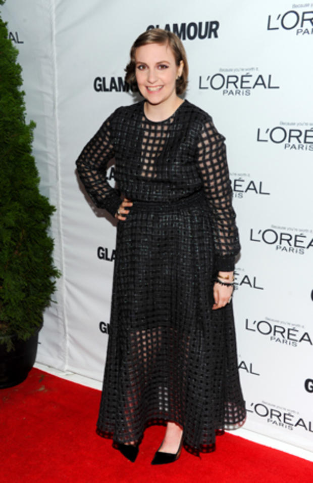 Lena Dunham attends Glamour's Women of the Year Awards 