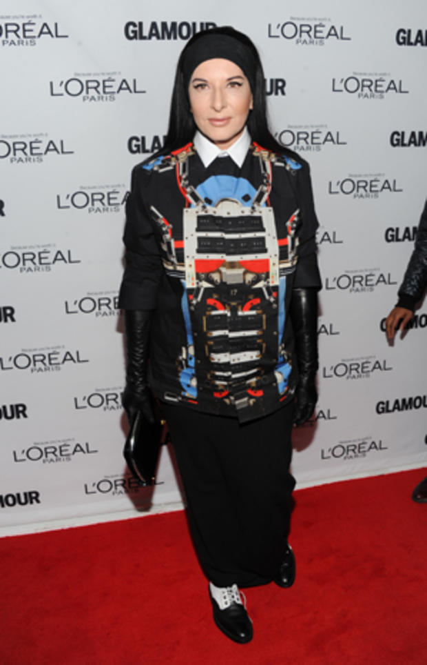 Marina Abramovic attends Glamour's Women of the Year Awards 