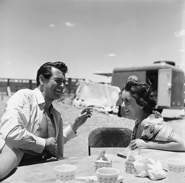 Rock Hudson and Elizabeth Taylor 1955 