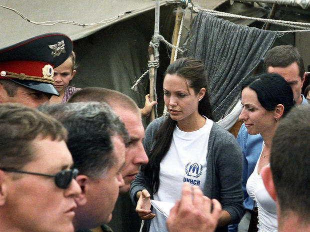 Angelina Jolie's humanitarian work 