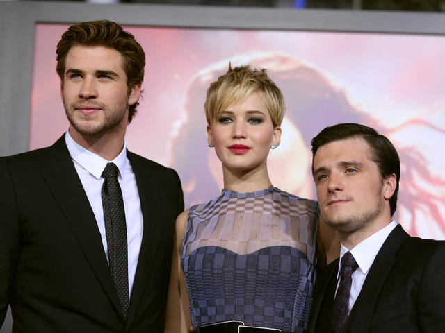 The Hunger Games: Catching Fire cast hits Hollywood for premiere - CBS News