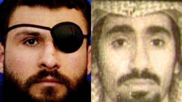 Guantanamo Bay prisoners Abu Zubaydah, a Palestinian, and Saudi national Abd al-Rahim al-Nashiri are seen in undated file photos. 