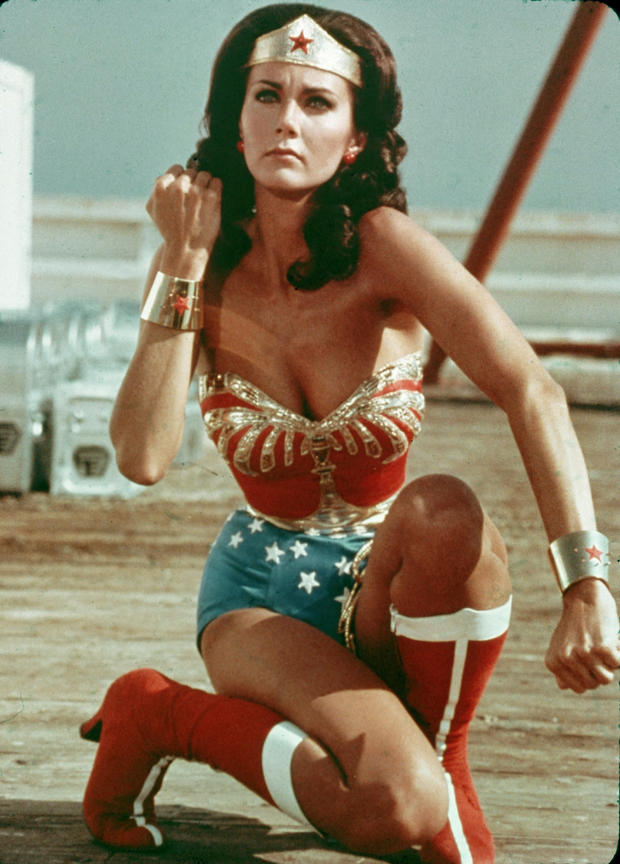 Lynda Carter as "Wonder Woman" 