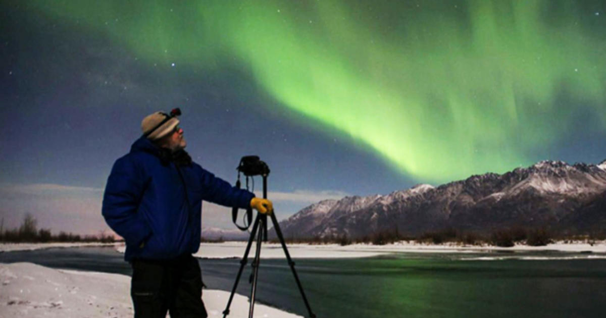 Photographer captures stunning images of Northern Lights - CBS News