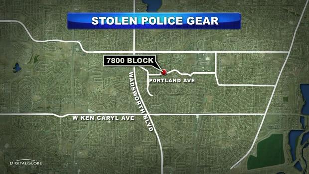 Stolen Police Gear 