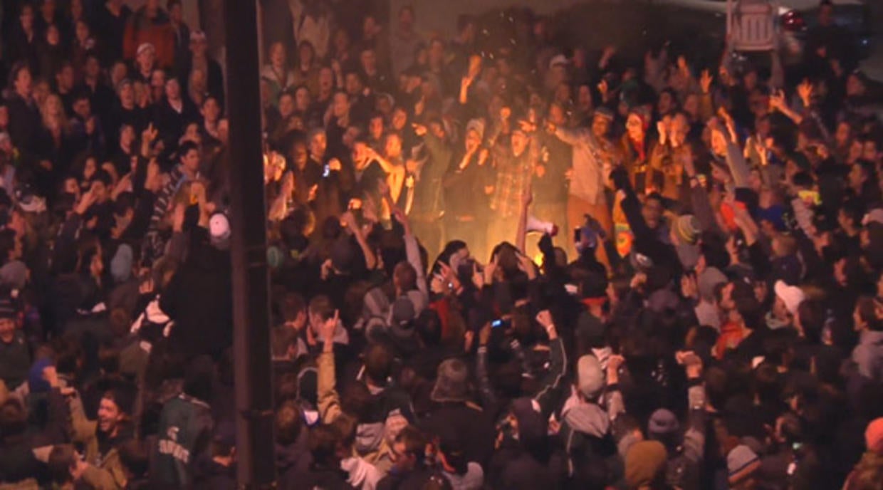 MSU fans get rowdy following Big 10 title win