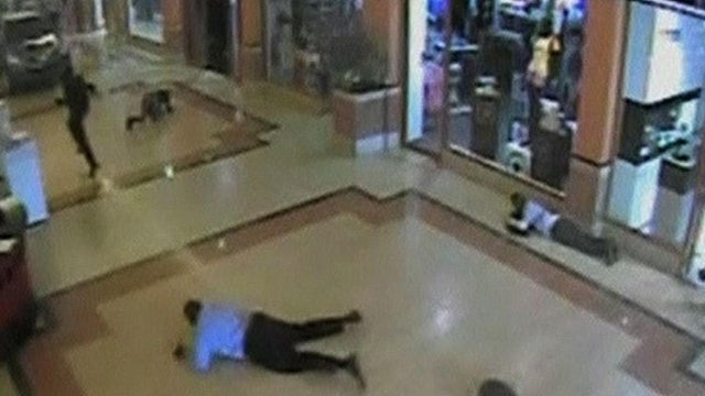 kenySurveillance footage of the terrorist attack at the Westgate Mall in Nairobi, Kenya, shows the chaos that ensued when al Shabab militants armed with AK-47s stormed the shopping center  