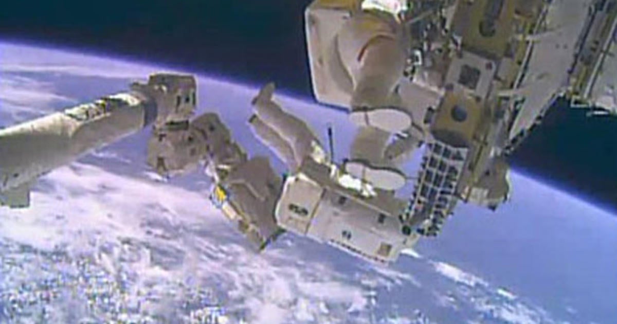 Space station's new cooling system powered up, 