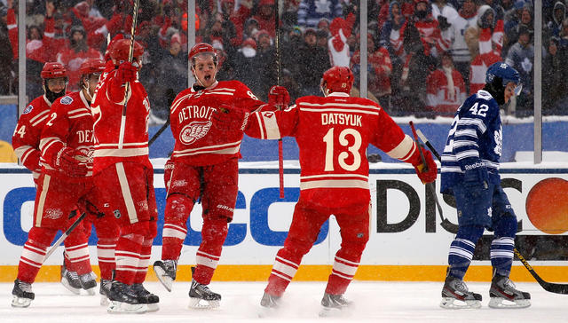 Red Wings will play in the NHL's Winter Classic next January in Ann Arbor -  Vintage Detroit Collection