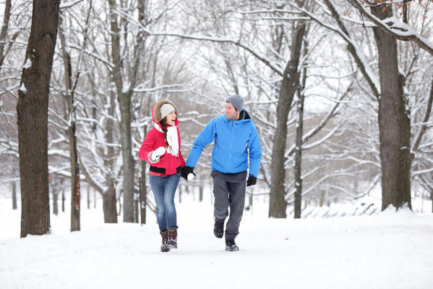 Valentine's Day Date Ideas - Play Outside In The Snow 