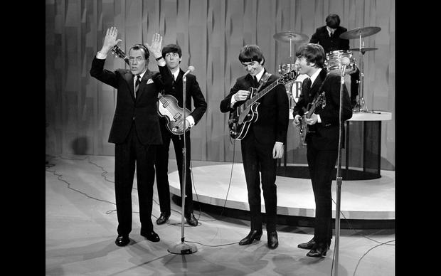 The Beatles On Ed Sullivan (Credit: CBS) 