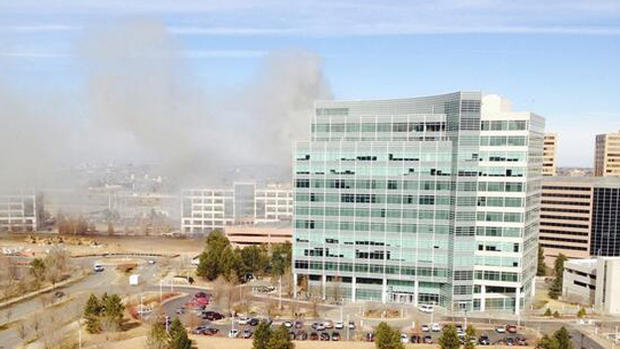Kevin Mussman from KOSI pic of Hyatt fire 