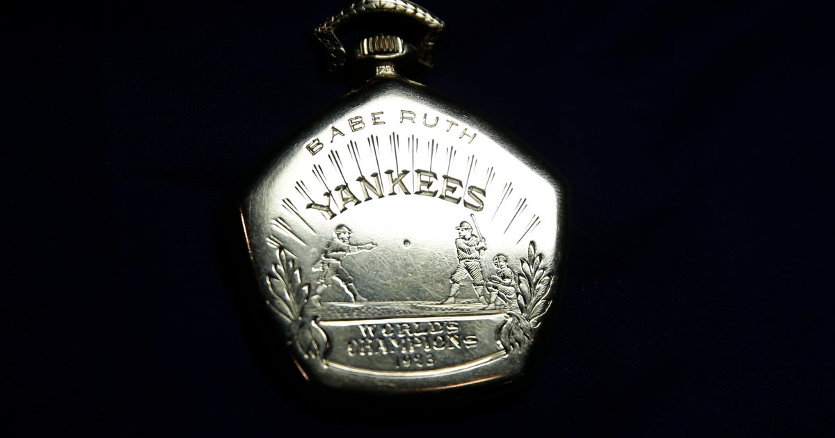 Babe Ruth's 1923 World Series watch coming to NY auction - CBS News