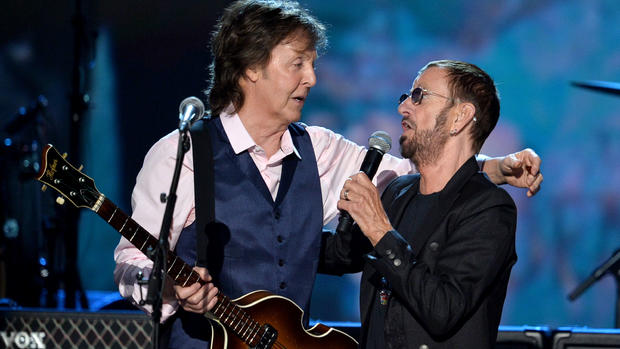 Stars celebrate 50 years of The Beatles 