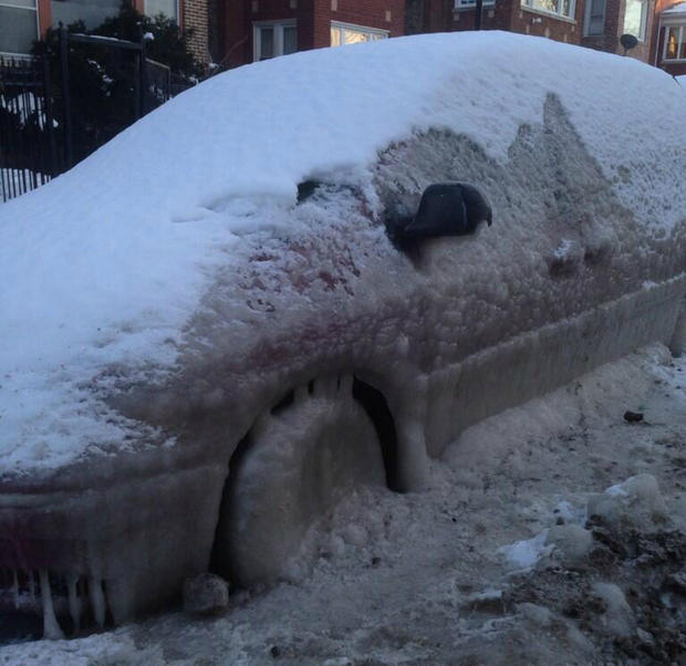 car frozen 
