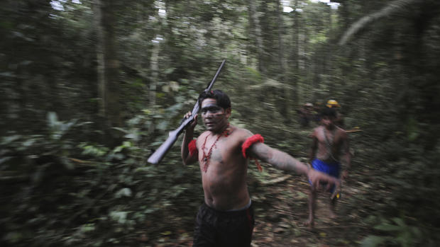 Brazilian tribe fights illegal mining 