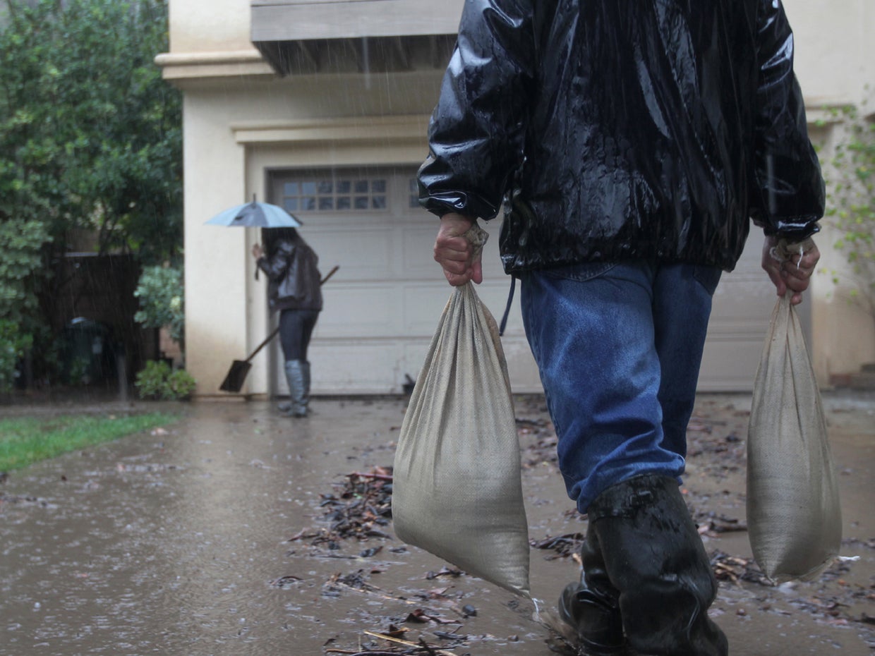 Rain creates rivers of mud in California