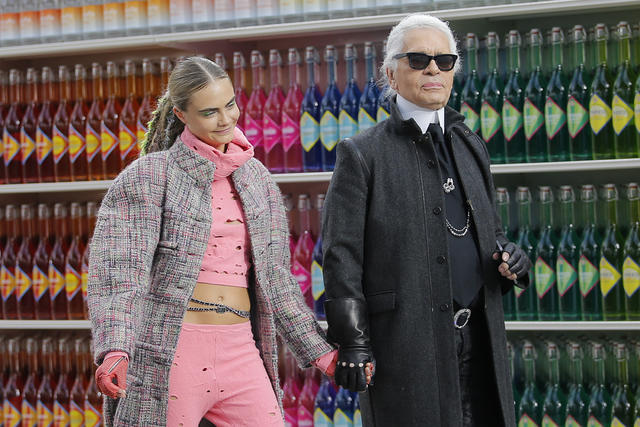 Grocery Store Shopping Inspires Chanel's Karl Lagerfeld