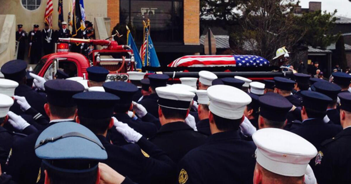 Hundreds Honor Veteran N J Firefighter Who Died Battling Blaze Cbs