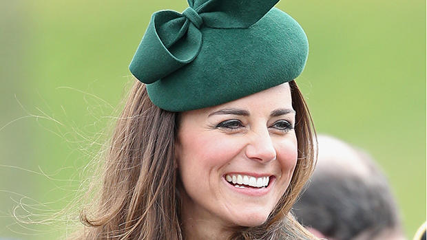 Pretty in green: Duchess Kate 